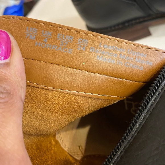 Franco Sarto Horrace Black Leather Bootie - Picture 10 of 11